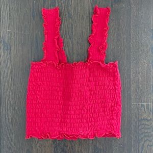 Red Hollister Tank